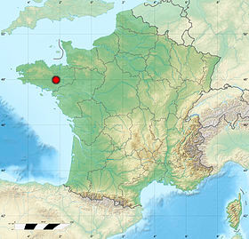 Localisation Paimpont sur carte de France